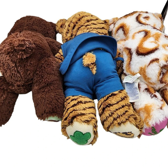 Lot of Girl Scouts Build a Bears Teddy Bear S'mores Thin Mint Cookie Samoas Trio - Picture 2 of 12